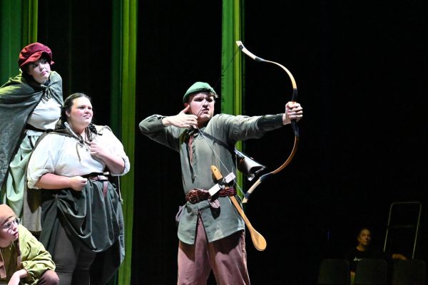 Tyler Atkin steps into the shoes of Robin Hood for a production of "The Somewhat True Story of Robin Hood," put on by BHS Dramatic Arts.