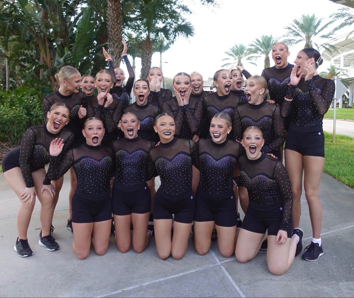 With a score of 91.66, Brighton's varsity pom team won gold in the Large Varsity Team category at the National Championship.