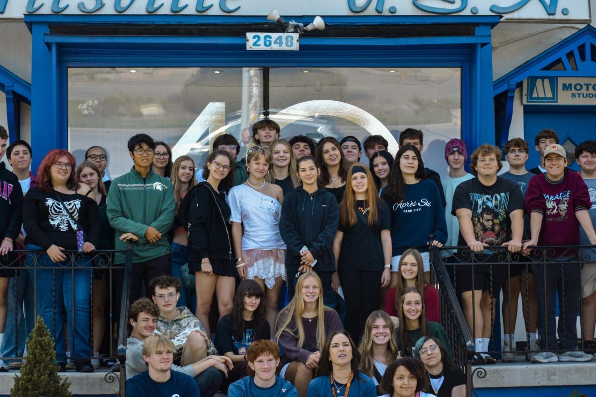 Brighton High School Music Humanities students visit the Motown Museum on Friday, Sept. 19, 2025, to learn more about Detroit's musical culture and history.